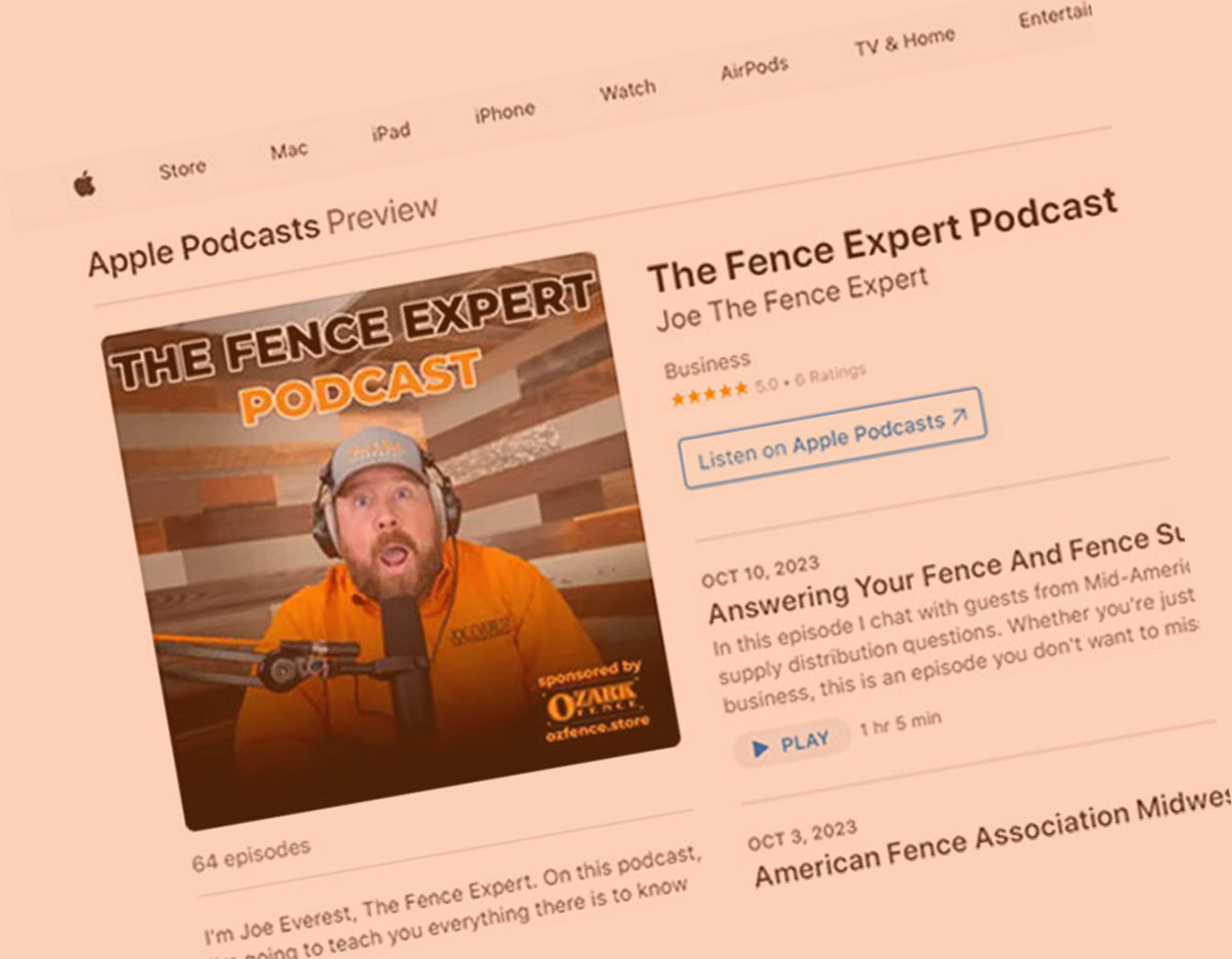 The Fence Expert Podcast - Joe Everest