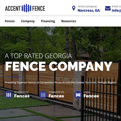 Fence Company Website