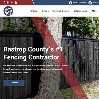 Fence Company Website