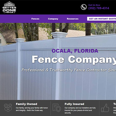 Fence Company Website