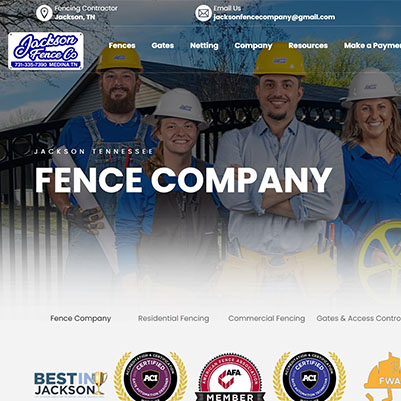 Fence Company Website